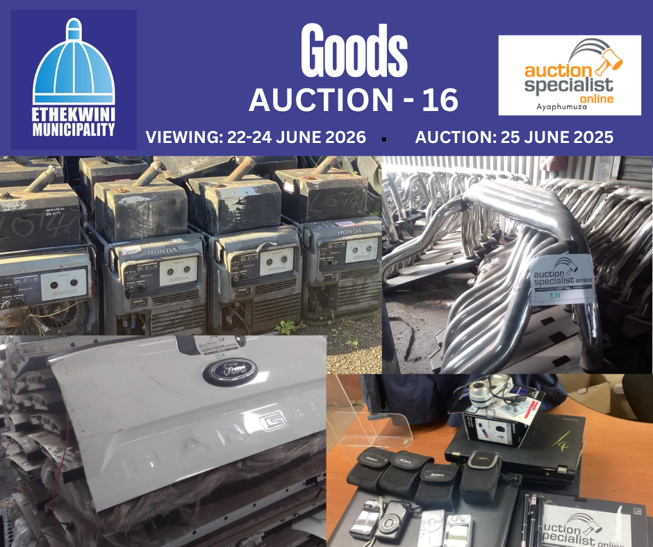 Goods Auction eThekwini Municipality